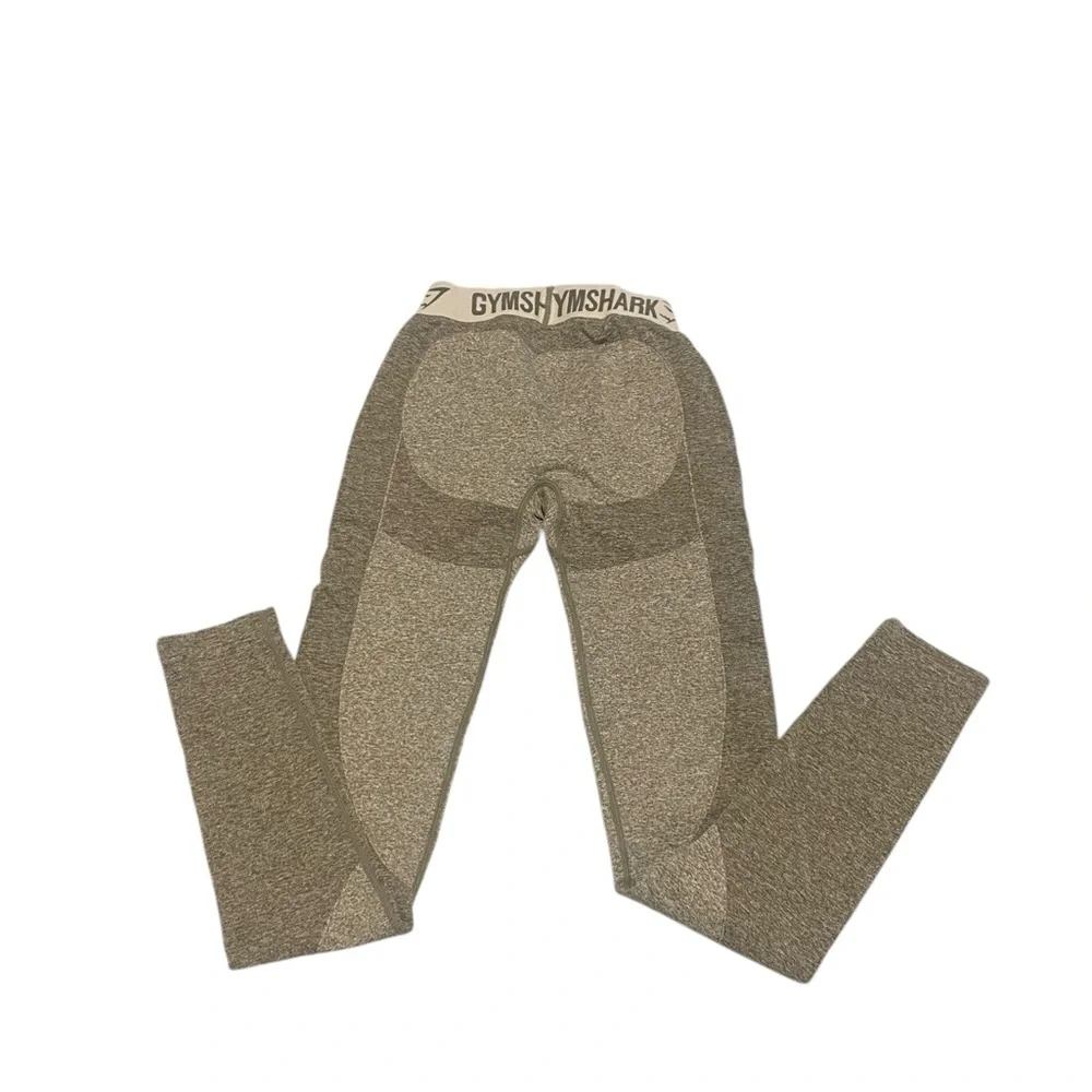 Gymshark Olive Green Flex Leggings - Picture 6 of 7